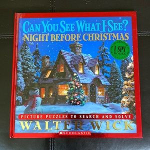Christmas I Spy hardcover book
